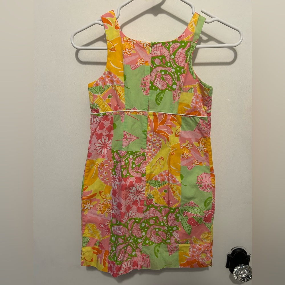 Lilly Pulitzer- Patchwork Shift Dress - Girls - Size: 8 - Picture 6 of 8